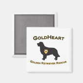 GoldHeart GRRマグネット(金ゴールドハート) マグネット (正面/裏面)