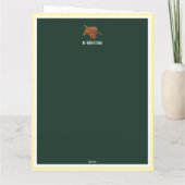 Goldie Doodle Greeting Card カード (裏面)