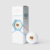 Goldie Golden Doodle Callaway Golf Balls ゴルフボール (パッケージング)