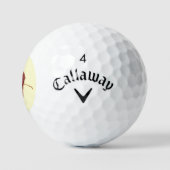 Goldie Golden Doodle Callaway Golf Balls ゴルフボール (ロゴ)