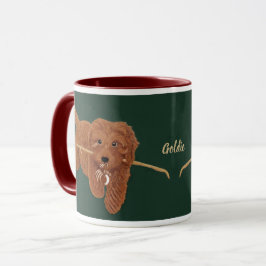 Goldie Golden Doodle Combo Mug マグカップ