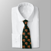 Goldie Golden Doodle Dark Green Neck Tie ネクタイ (タイ)
