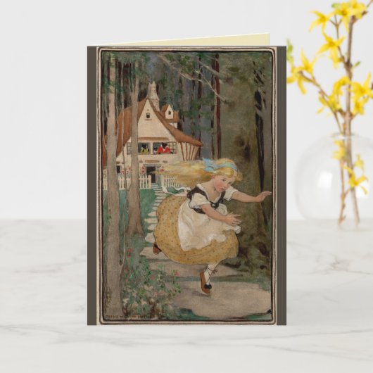 Goldie in Dreamland Greeting Card カード (黄色い花)