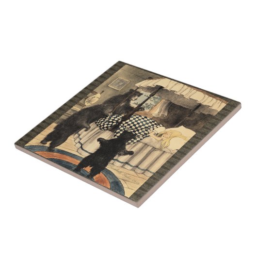 Goldie Locks Three Bears Fairytale タイル (側面)