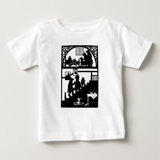 Goldilocksと3ベアーズベビーTシャツ ベビーTシャツ (正面)