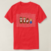 Goldilocks and the Three Bearsの物語 Tシャツ (デザイン正面)
