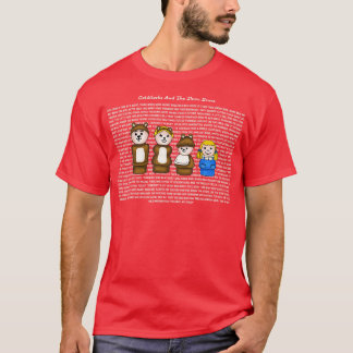 Goldilocks and the Three Bearsの物語 Tシャツ