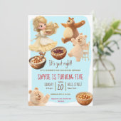 Goldilocks  Birthday Invitation 招待状 (スタンド正面)