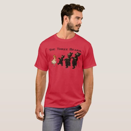 Goldilocks & The Three Bears - Children's Book Tシャツ (正面フル)