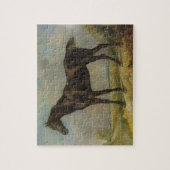 Goldingの巡査の黒い乗馬馬、c.1805-10 ジグソーパズル (縦)