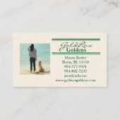 GoldRox Goldensの名刺 名刺 (裏面)