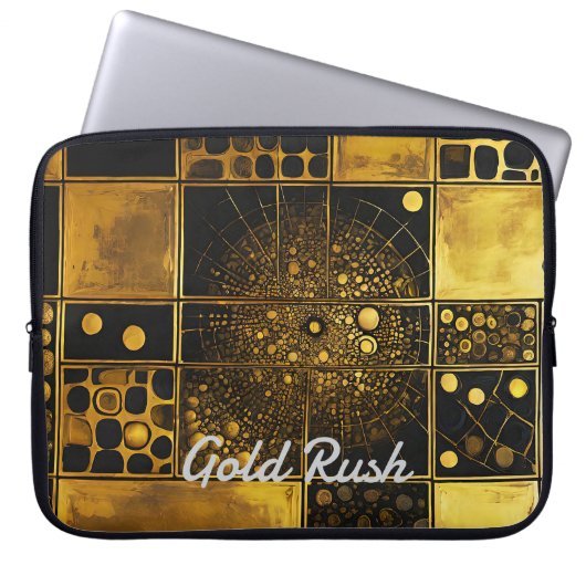 GoldRush 6ノートパソコンケース ラップトップスリーブ (正面)