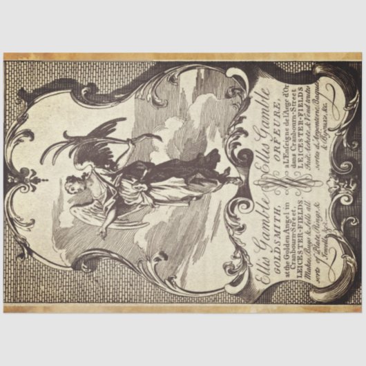 Goldsmith Furniture Decompage紙 薄葉紙 (正面)