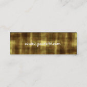 GOLDY-ABSTRACTのプロフィールカード スキニー名刺 (裏面)
