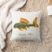 Goldy Plecoの魚の枕 クッション (ブランケット)