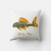 Goldy Plecoの魚の枕 クッション (裏面)