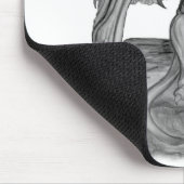 GOLEM – ガーゴイル白黒デザイン マウスパッド (コーナー)