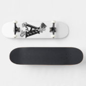 Golem – ロゴとスカルのガーゴイル スケートボード (横)