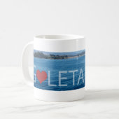 Goletaの女の子のかい搭乗のマグ コーヒーマグカップ (正面左)