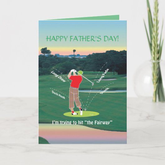 GOLF - 「フェアウェイ」をヒット カード (正面)