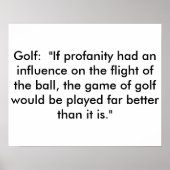 Golf ポスター (正面)