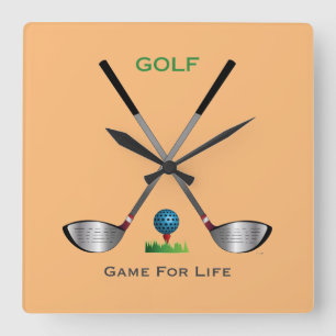GOLF – ライフゲーム スクエア壁時計
