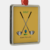 GOLF – ライフゲーム メタルオーナメント (右)