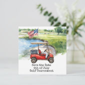 Golf 4th July Independence Day for golfer  セーブザデート (スタンド正面)