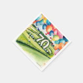 Golf 70th Birthday for golfer  スタンダードカクテルナプキン (角)