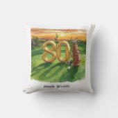 Golf 80th Birthday at Arizona クッション (正面)