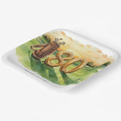 Golf 80th Birthday with golf ball  Arizona golfer ペーパープレート (傾斜あり)