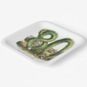 Golf 80th Birthday with golf ball  Arizona golfer ペーパープレート (傾斜あり)