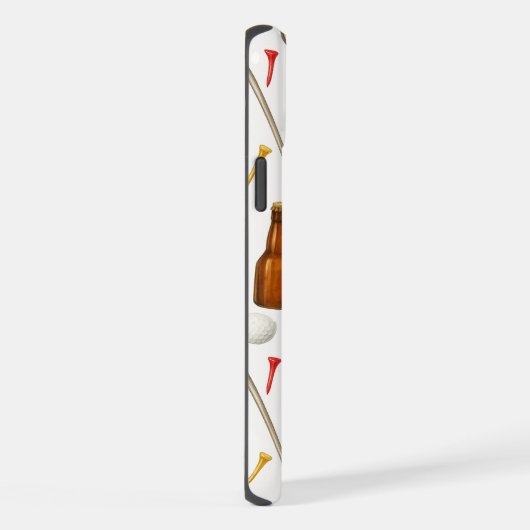 Golf and Beer for Golfer  iPhoneケース (右側面)