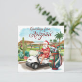 Golf Arizona  Christmas Greeting  シーズンカード (スタンド正面)
