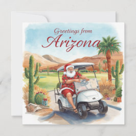 Golf Arizona  Christmas Greeting  シーズンカード
