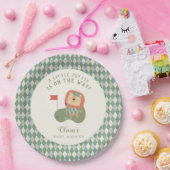 Golf Baby Shower A Little Putter Preppy Argyle   ペーパープレート (パーティー)