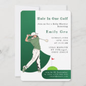 Golf Baby Shower Invitation 招待状 (正面)