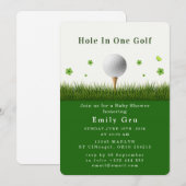Golf Baby Shower Invitation 招待状 (正面/裏面)