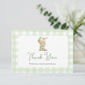 Golf  Baby Shower Thank You Card サンキューカード (スタンド正面)