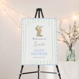 Golf Baby Shower Welcome Sign