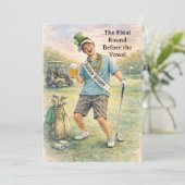 Golf Bachelor Party Celebration 招待状 (スタンド正面)