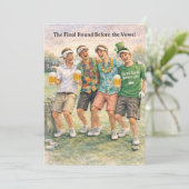 Golf Bachelor Party Celebration 招待状 (スタンド正面)