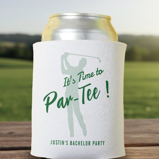 Golf Bachelor Party It's Time to Par-Tee 缶クーラー