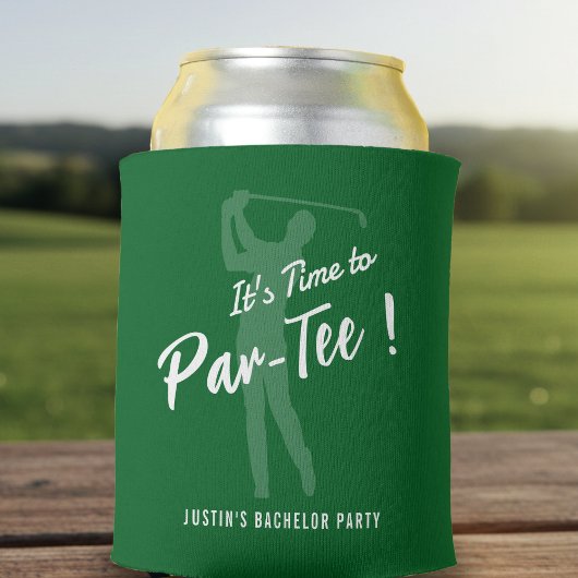 Golf Bachelor Party It's Time to Par-Tee 缶クーラー