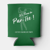 Golf Bachelor Party It's Time to Par-Tee 缶クーラー (正面)