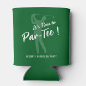 Golf Bachelor Party It's Time to Par-Tee 缶クーラー (裏面)