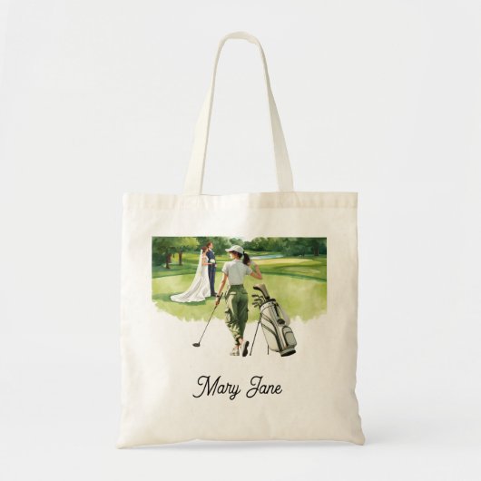 Golf Bachelorette トートバッグ (正面)