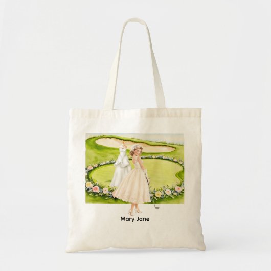 Golf Bachelorette トートバッグ (正面)