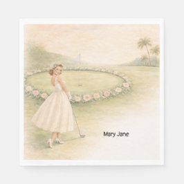 Golf Bachelorette Party Napkins スタンダードランチョンナプキン