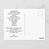 Golf Bachelorette Woman Golfer Is Golfing Postcard ポストカード (裏面)